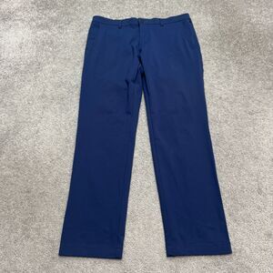 Twillory Performance Chino Golf Pants Mens 32x30 Navy Blue Straight Leg Active